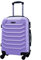 R.Leone Valigia Trolley Bagaglio a mano Rigido Ultraleggero in ABS 4 Ruote Autonome (Lilla, 20267 Valigia 55x38x23cm)