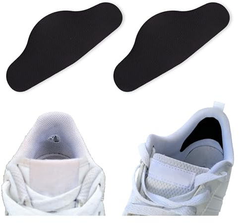 Heel Hole Preventer for Shoes & Boots. ‘Wrap-Around’ Style self-Adhesive Black Patches. Extremely Strong Patches Prevent and Repair Heel Holes.