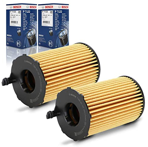 2 x Original Bosch F026407122 Oil Filter Compatible with A4 3.0L 2011-2015 A5 3.0L 2011-2017 Q5 3.0L 2012-2017 Q7 3.0L 2010-2015 To. ua.re. g 3.0L 2011-2018
