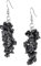 KYEYGWO Obsidian Heilung Kristall Ohrringe für Damen, Stein Baumeln Haken Ohrrings Trommelsteine Ohrhänger Quarz Edelstein Ohrschmuck Stilvoll Scmuck für Frauen