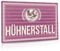Putuo Decor Hühner Schild, Hühner Deko Geschenk als Hühnerstall Zubehör und retro Wanddeko, Farmhouse Vintage Metallschild 20 x 30 cm gewölbt
