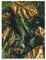 Poster Blätter Monstera Pflanzen Gold Grün 50x70 cm Hochformat - OHNE RAHMEN XXL Wandposter Kunstdruck Fotoposter Wandbild Wandbilder Wand Bild auf Poster Wohnzimmer Schlafzimmer Küche