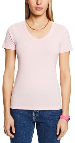 ESPRIT 994ee1k313 T-Shirt, Rose Pastel (695), XXS Femme