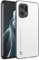 HAFFAN Funda Protectora para OPPO Find X5 (6.55), Estilo Imitación Cuero - Blanco