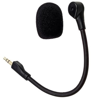 MICMXMO Microphone Replacement Compatible with Logitech G Pro/G Pro X 7.1 Gaming Headsets Noise Cancelling Noise Cancelling Mic for PS5 Switch Mac PC Computer, 3.5 mm Jack