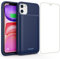 Cover Batteria per iPhone 11/ XR (6,1), 7500mAh Cover Ricaricabile Battery Case Custodia Batteria Cover Caricabatterie Cover Power Bank per iPhone 11/ XR (6,1) Backup Charger Case-Blu