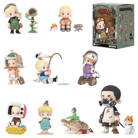 52TOYS Nook Wasteland Chibi Sammel Figur 3 Inch für Tisch Dekoration, Mini Spielzeug Geschenk für Geburtstag, Party