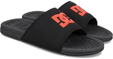 Dc Shoes Men's Bolsa Sandal, Black Grey red, 5.5 UK