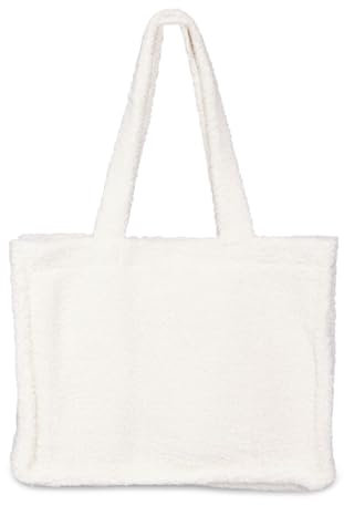 CECIL Damen B580749 Shopper, Teddy Vanilla White, A