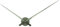 [DL] Wall Clock Little Big Time metallic Jungle Green