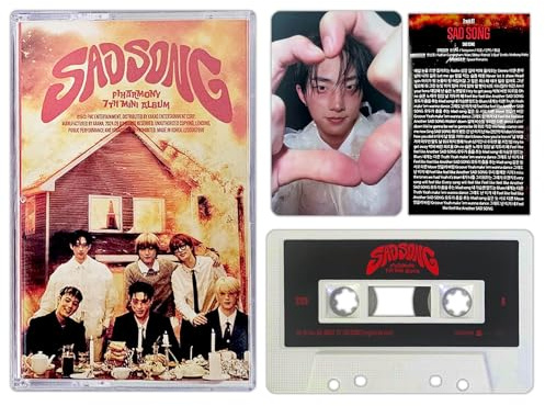 P1Harmony - 7th Mini Album [SAD SONG] Tape Ver.) Tape + Selfie Photo Card + Lyric Paper + 3 Extra Photocards