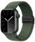 Correa de nailon magnética compatible con Apple Watch de 42 mm, 41 mm, 40 mm, 38 mm, para mujer, para iWatch Series 10/9/8/7/6/5/4/SE/SE 2, color verde oliva