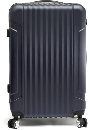 MISAKO Maleta Grande de Viaje Turbo Marino Unisex - Equipaje rígido de 73 X 49 X 27 cm de 4 Ruedas