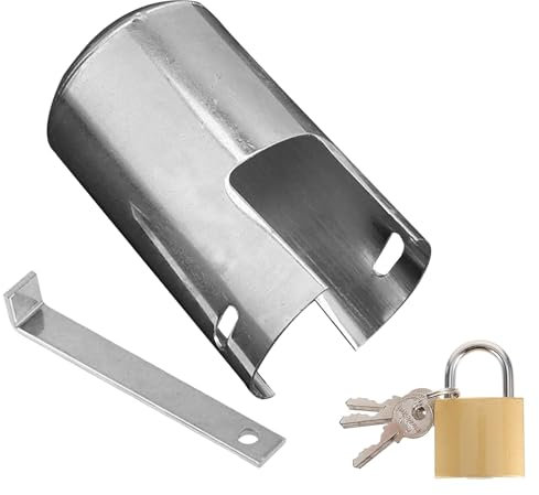 Serrure de robinet, couvercle de robinet extérieur, verrou de robinet extérieur, couvercle de protection de robinet, serrure de robinet d'extérieur, serrure de robinet antivol pour tuyau d'arrosage