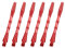 NPXUAMTJ 6pcs Aluminium Wellen Darts Stiele Designs Für Stabilität Und Präzise Für Den Professionellen Und Lässigen Spieler Besseren