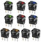 Schalter-Set 10x – 12V 3-polige Kipp-/Wippschalter | 5 LED-Farben, IP67, 20A DC | Kupferanschlüsse + TÜV