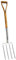 Garden Fork, Spade Fork Ash Wood YD Handle – Heavy Duty Stainless Steel Fork, Rust-Resistant Digging Tool for Soil Turning, Lawn Care & Gardening – Comfortable Grip & Durable Build for Outdoor Use