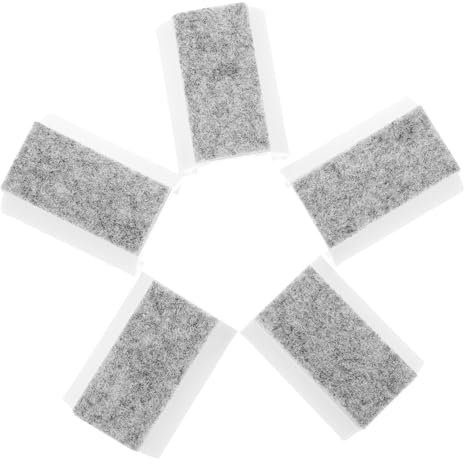 NUOBESTY U-förmige Stuhlbeinschoner Filzgleiter 25mm Weiß 5 Stück Bodenschoner Stuhlschutz Für Kufenstühle Und Schaukelstühle Möbelgleiter Kratzschutz