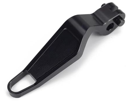 Motorrad Feststell-Handbremshebel Für T-MAX 560 T-MAX560 Tmax Für Tech Max TMAX 560 2019 2020 2021 T-MAX 530 2015-2020 2021 2022 Fußrasten(Schwarz)