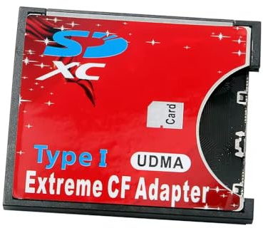 Lettore adattatore da SD SDHC SDXC a CF Tipo I Compact Flash Memory Card Extreme