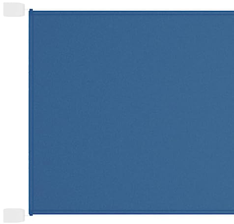 Foknhdi Vertikalmarkise Blau 250x360 cm Oxford Gewebe Robust und Privatsphäre für Balkon Terrasse Garten Moderne Seitenmarkise Sonnenschutz und Sichtschutz für Outdoor und Innen
