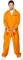 County Jail Inmate Costume Medium for Prisoner Convict Jail Fancy Dress