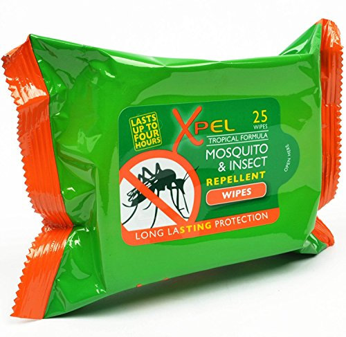Xpel Mosquito & Insect Repellent Wipes 25pack