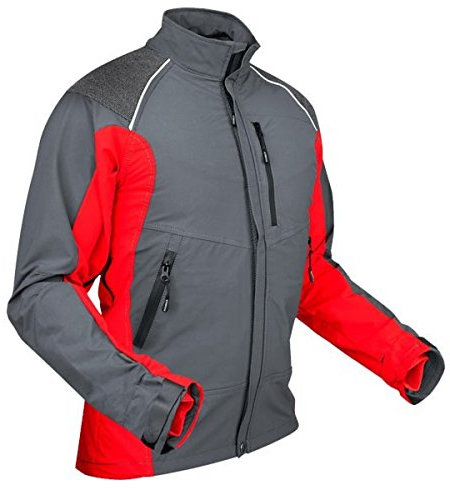 Pfanner atmungsaktive Funktionsjacke mit Stretch und robusten Aramid-Fasern, Farbe:grau, Größe:S