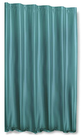 Haus und Deko Thermovorhang 245 x 245 cm Türkis Polar Fleece Kräuselband Wärmeisolierende Vorhänge Gardine Blickdicht Kälteschutz Vorhang Verdunkelungsvorhänge knitterfrei