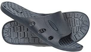 Mountain Warehouse Street Scuff Mens Sandals - Lightweight Summer Shoes, Easy To Wear, Seamless Comfort, Soft Beach Shoes - Spring Summer Walking, Travelling Navy Adult Shoe Size 11