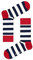 Happy Socks Unisex Stripe Socken, Mehrfarbig (Multi Rot 045), 41-46 EU
