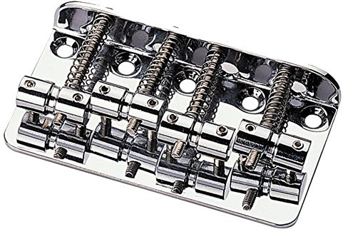 Partsland E-Bass Bridge 4-String Chrome Plated