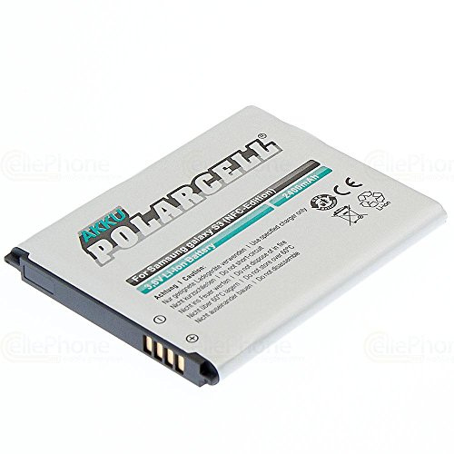 PolarCell NFC Akku für Samsung Galaxy S3 GT-i9300 | S3 LTE GT-i9305 | ersetzt Original-Akku EB-L1G6LLA | 2400mAh Starke Ersatz-Batterie | 15% mehr Kapazität als das Original | A+ Qualitätszellen