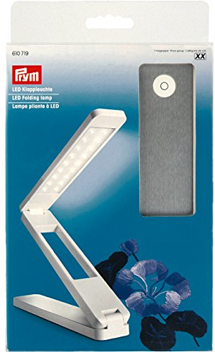 Prym 610719 LED Klappleuchte, tragbare, Faltbare Tischlampe