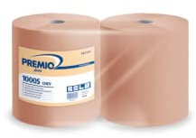 PREMIO LUCART 1000S CHEV -2 Bobines Chamois de 1000 Feuilles Certification Ecolabel 100% papier recyclé 2 épaisseurs