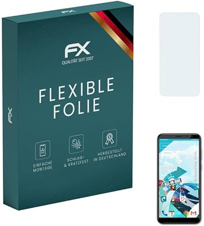 atFoliX Schutzfolie kompatibel mit Huawei Mate 10 Lite/Maimang 6 Folie, ultraklare und flexible FX Displayschutzfolie (3X)