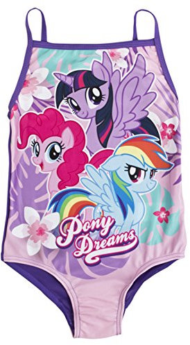 Lora Dora Badeanzug für Mädchen Gr. 3-4 Jahre, My Little Pony - Pony Dreams