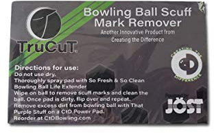 Creating the Difference TruCut Scuff Mark Remover for Bowling Balls | Removes Dirt & Scuff Marks | Bowling Ball Cleaner | Bowling Supplies & Accessories