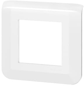 Legrand 078802L Mosaic Plaque de Finition pour 2 Module, Blanc