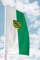 Deitert Bundesland-Flagge Sachsen – 80x200 cm Sachsen Flagge mit Wappen, Fahne für Ausleger aus reißfestem Polyester