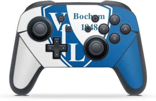 DeinDesign Skin kompatibel mit Nintendo Switch Pro Controller Folie Sticker VFL Bochum Offizielles Lizenzprodukt Logo