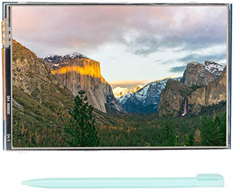 Monitor per Computer, Portatile Ultrasottile da 3,5 Pollici HD IPS 480x320 con Risoluzione LCD TFT Retroilluminato, Ampio Angolo di Visione 178 °, Display Touch Screen Colorato,
