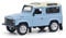 Schuco 452027500 Land Rover Defender, Modellauto, Maßstab 1:64, hellblau