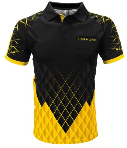 Harrows Paragon Dart Shirt Yellow XXXXL