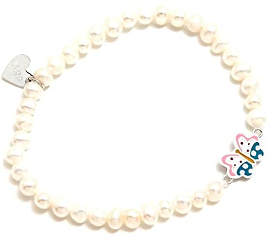 Karambake Armband Agatha Ruiz de la Prada Fantasy Collection Silver Sterling 925m Elastic Pearls kombiniert