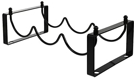 Cabilock Porte-Bouteilles Fer Casier à Vin Empilable pour Ranger Bouteilles De Vin avec Multiples Rainures pour Salle à Manger Ou Bar