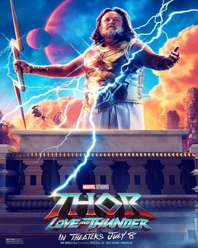 Thor Love and Thunder Poster 30 x 40 cm