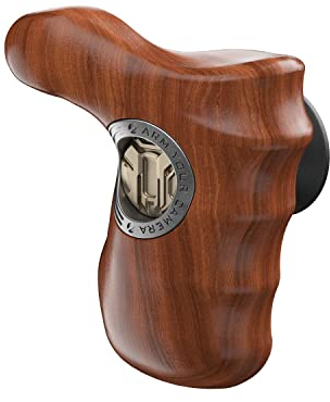 TILTA TA-ARWH-B-1 Advanced Right Side Wooden Handle Adjustable Camera Cage Side Grip for Tilta A7M4 A7S3 BMPCC 6K pro GH6 Cage (Right Side Wooden Handle)