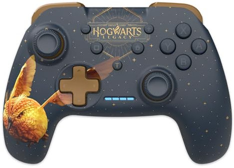 Freaks And Geeks Wizarding World Harry Potter Hogwarts Legacy, 299282, Wireless Controller for Nintendo Switch, Switch Oled, and PC, Golden Snidget
