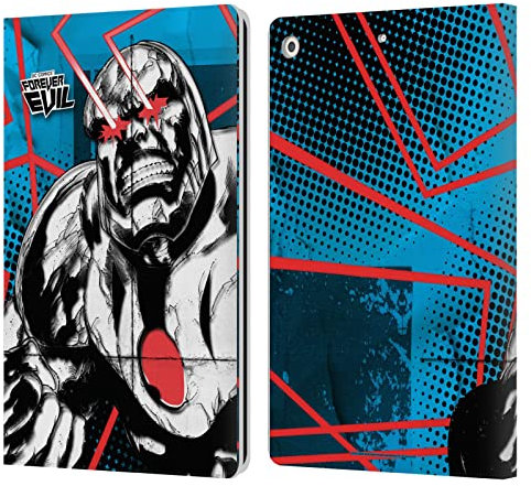 Head Case Designs Licenciado Oficialmente Justice League DC Comics Forever Evil Arte cómico Darkseid Carcasa de Cuero Tipo Libro Compatible con Apple iPad 10.2 2019/2020/2021